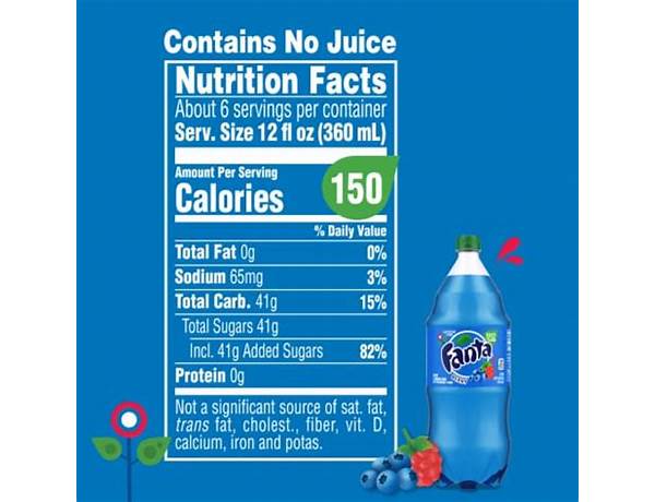 Fanta berry food facts