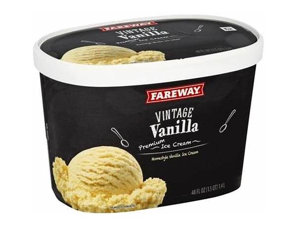 Fareway vanilla ice cream food facts