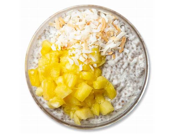 Farmer's fridge pineapple coconut chia pudding food facts