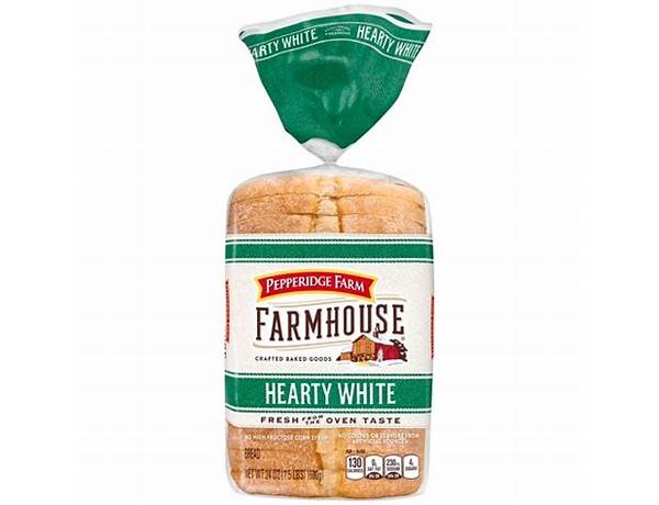 Farmhouse hearty white bread food facts