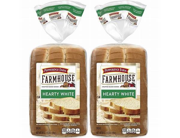Farmhouse hearty white bread ingredients