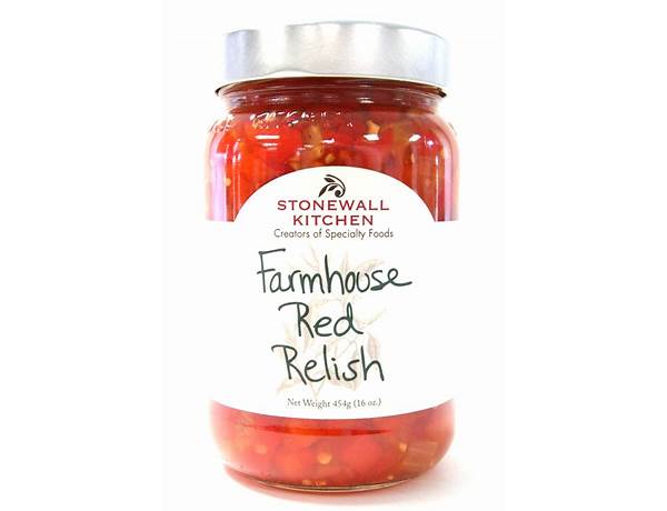 Farmhouse red relish ingredients