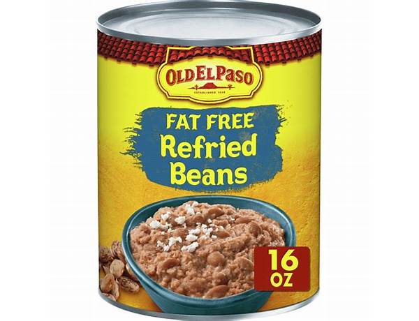 Fat free refried beans food facts