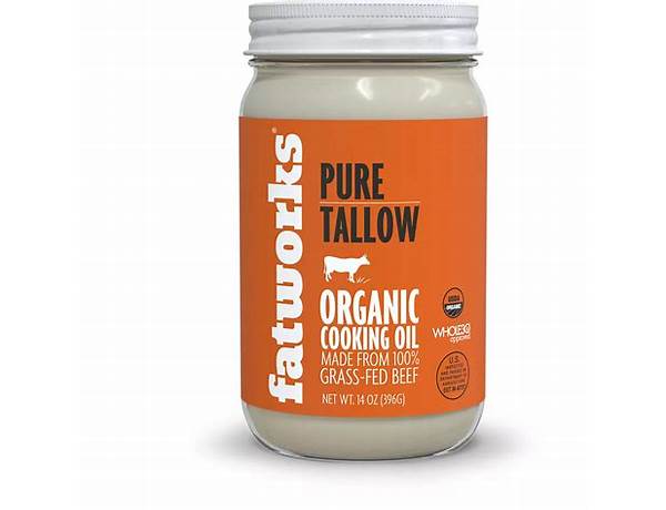 Fatworks pure tallow ingredients