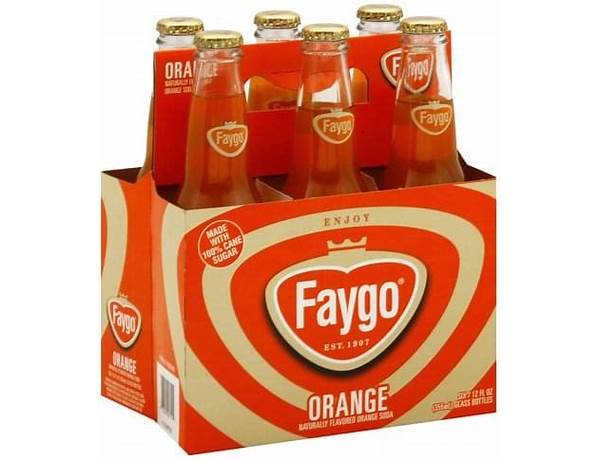Faygo orange nutrition facts