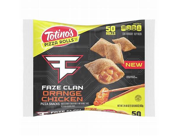 Faze clan orange chicken nutrition facts