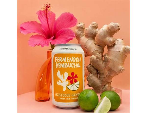 Fermensch kombucha hibiscus ginger food facts