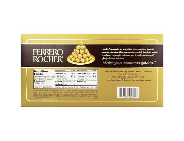 Ferrero food facts