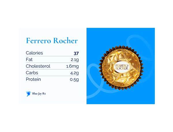 Ferrero rocher nutrition facts