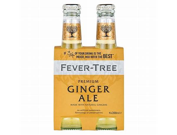 Fever-tree premium ginger ale food facts