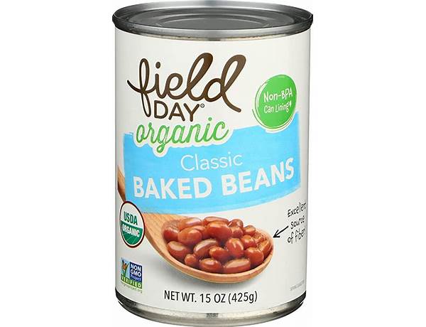 Field day, baked beans nutrition facts