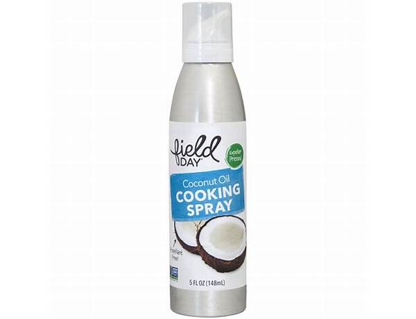 Field day, coconut oil cooking spray food facts