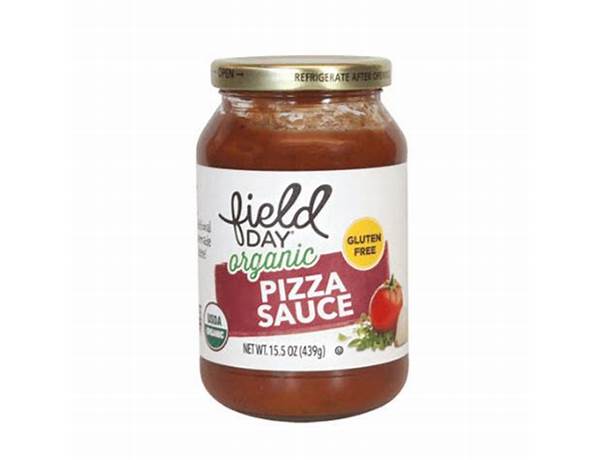 Field day, organic pizza sauce food facts