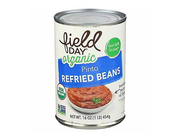 Field day, organic vegetarian refried beans ingredients