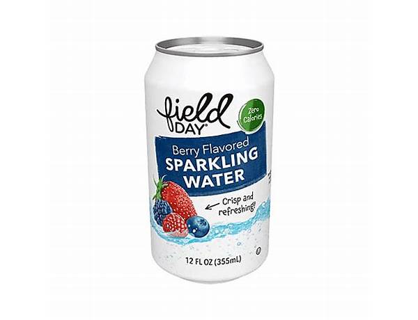 Field day, sparkling water, berry, berry nutrition facts