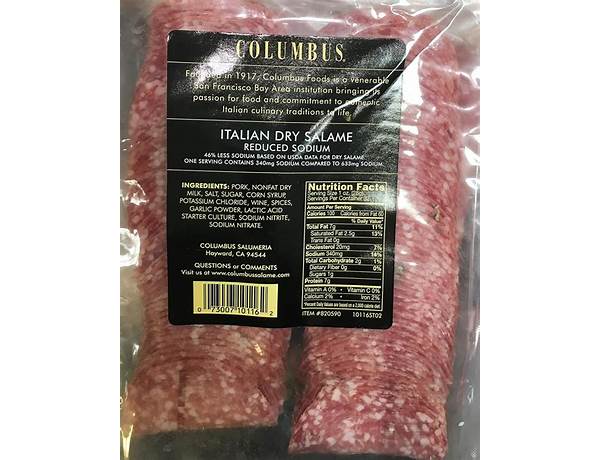 Fig salami food facts