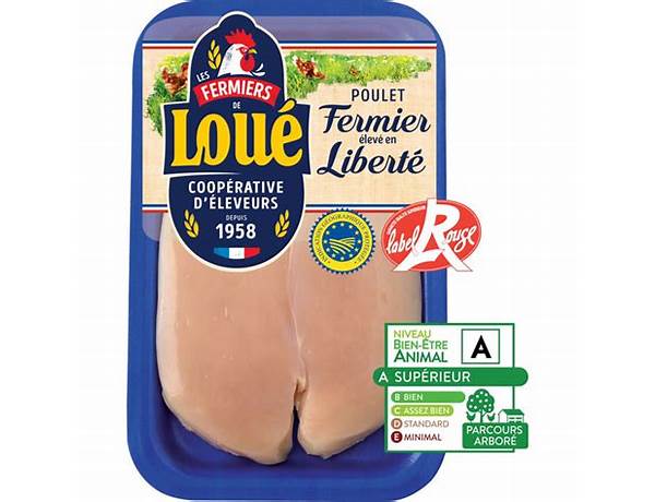 Filet poulet label rouge nutrition facts