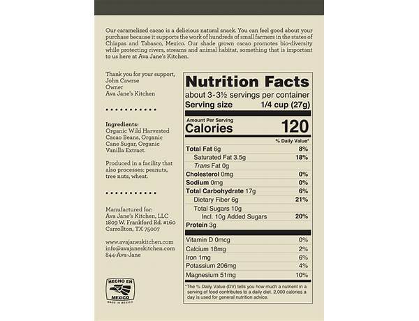 Fills biscuiți cu cacao nutrition facts