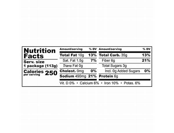 Filos walking tamale nutrition facts