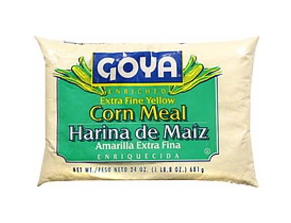 Fine corn meal ingredients