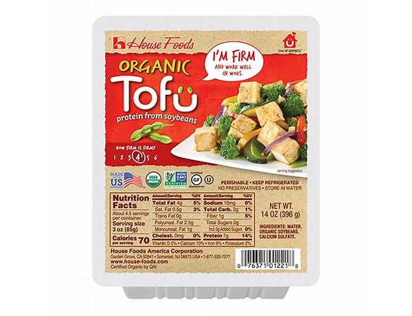 Firm tofu nutrition facts