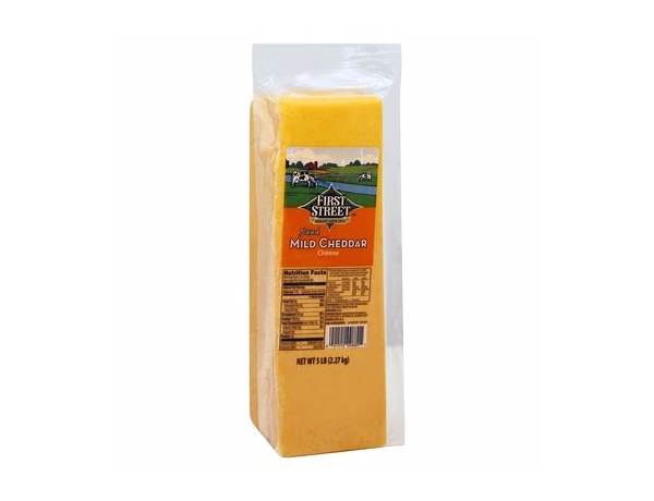 First street mild cheddar cheese ingredients