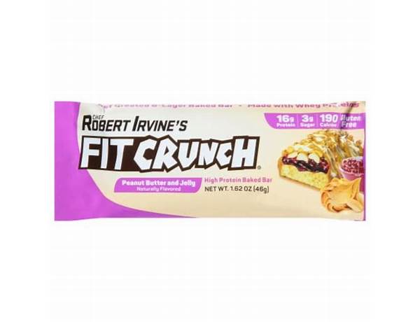 Fit crunch peanut butter and jelly food facts