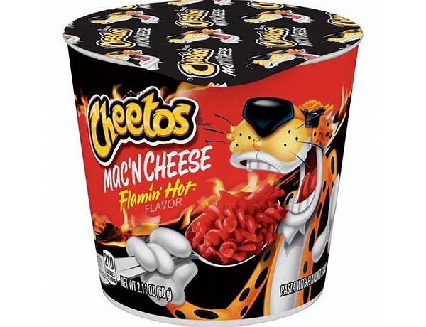 Flamin’ hot cheetos mac’n cheese food facts