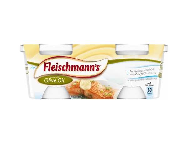 Fleischmans with olive oil food facts