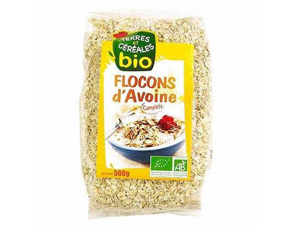 Flocons d'avoine bio food facts