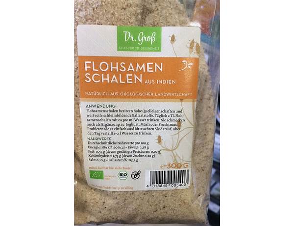 Flohsamenschalen food facts