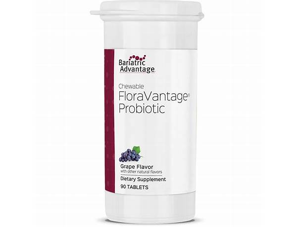 Flora vantage probiotic food facts