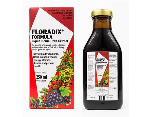 Floradix ingredients