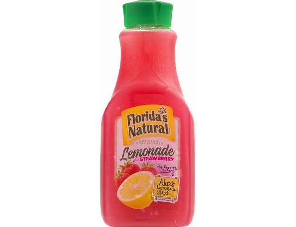 Florida's natural, lemonade, strawberry ingredients