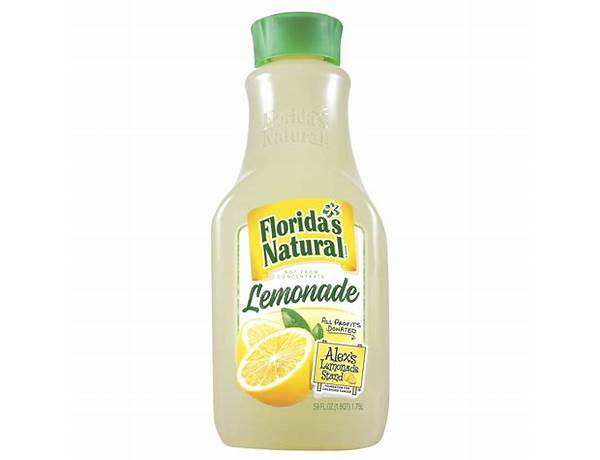 Floridas natural lemonade ingredients