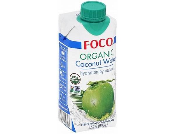 Foco, coconut water food facts