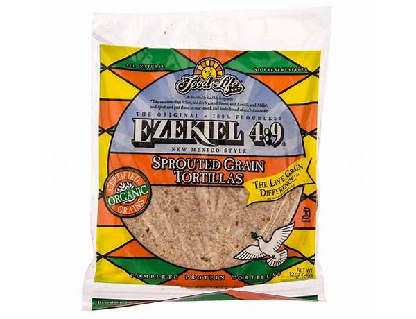 Food for life, ezekiel 4:9, sprouted grain tortillas food facts