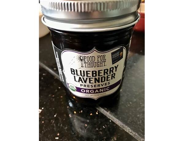 Food for thought blueberry preserves food facts