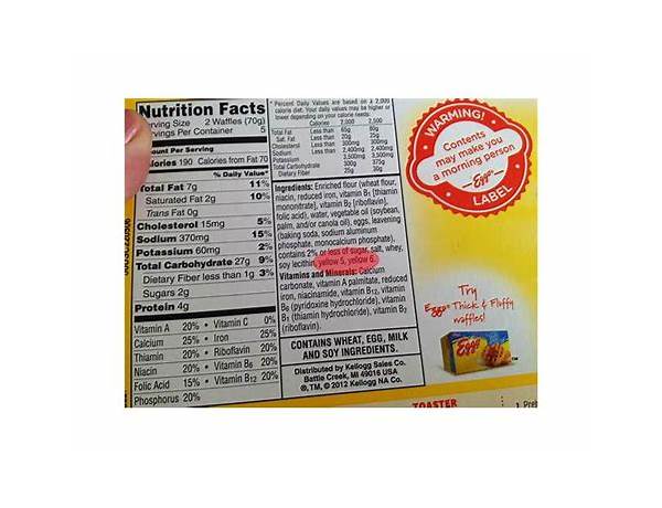 Food lion nutrition facts