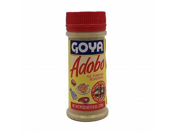 Foods adobo all purpose seasoning with pepper food facts