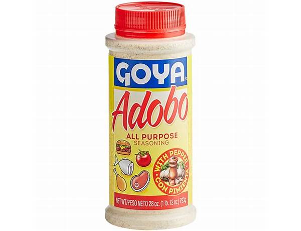 Foods adobo all purpose seasoning with pepper ingredients