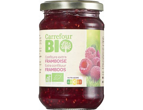 Framboise confiture extra food facts