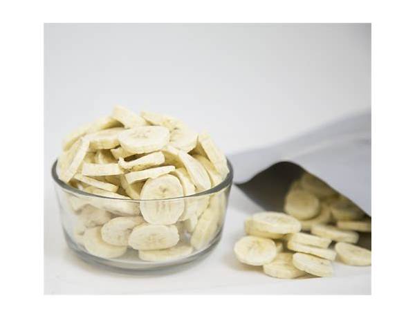 Freeze dried banana slices food facts