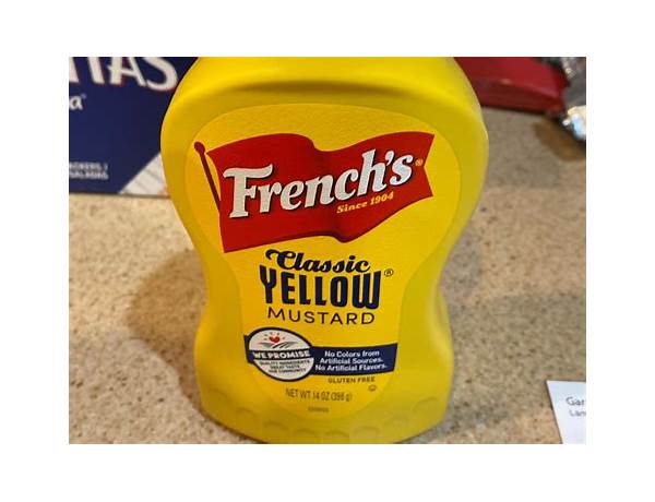 French's, classic yellow mustard food facts