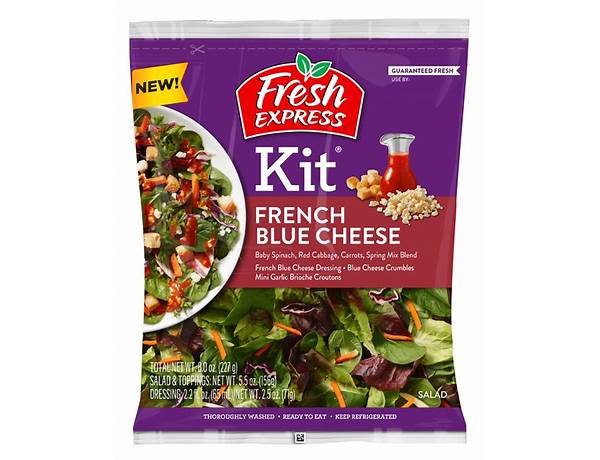 French blue cheese salad kit food facts