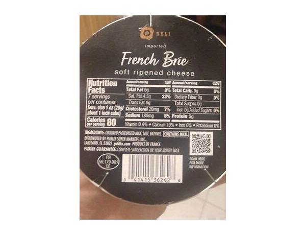 French brie nutrition facts