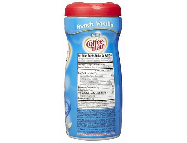 French vanilla creamer ingredients