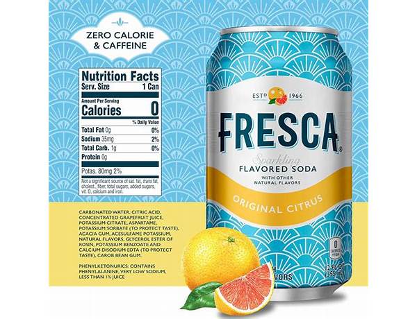 Fresca food facts