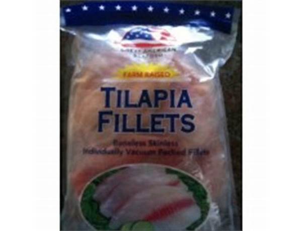 Fresh tilapta fillet farm raised nutrition facts