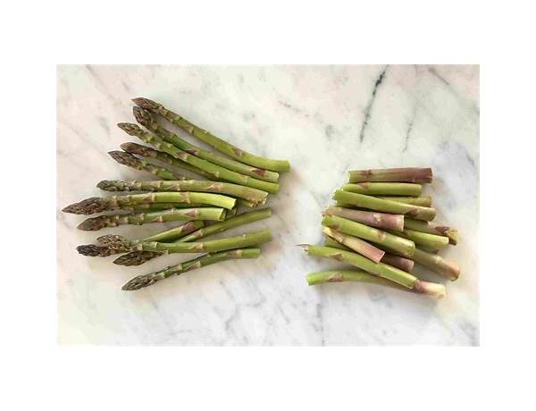 Fresh trimmed asparagus food facts